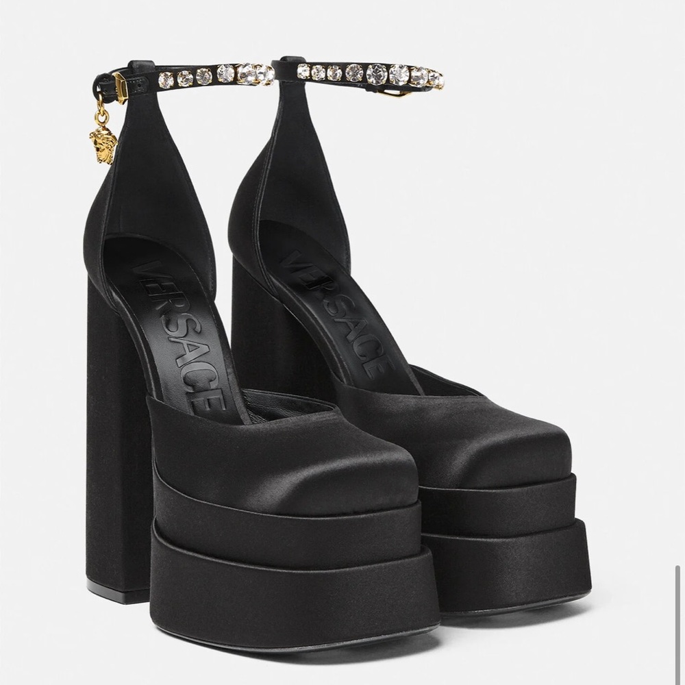 Versace Medusa Aevitas Platform Pumps Sz. 37
